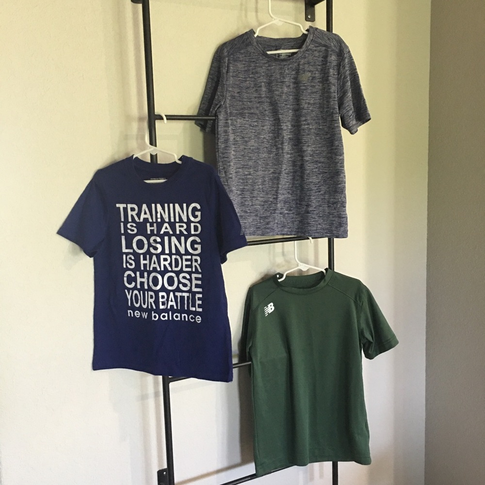 ⚾️Set of 3 Boys-size 7 & 8-New Balance shirts🏀